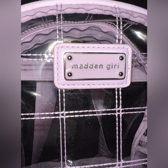 💜Madden Girl Lavender see thru backpack - Picture 2 of 6
